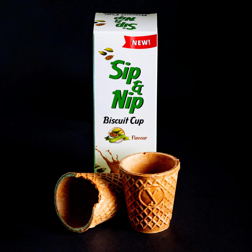 Sip & Nip Biscuit Cup - Cardamom Flavour