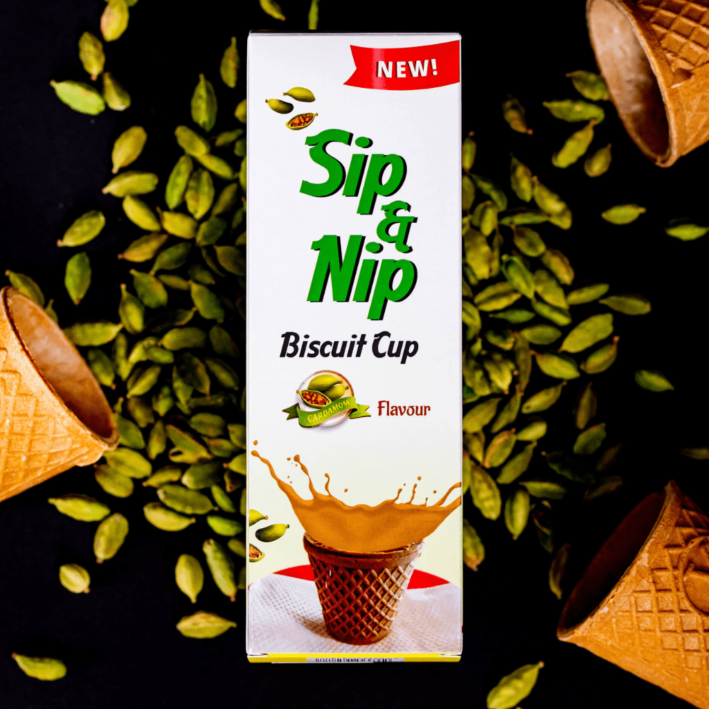 Sip & Nip Biscuit Cup - Cardamom Flavour