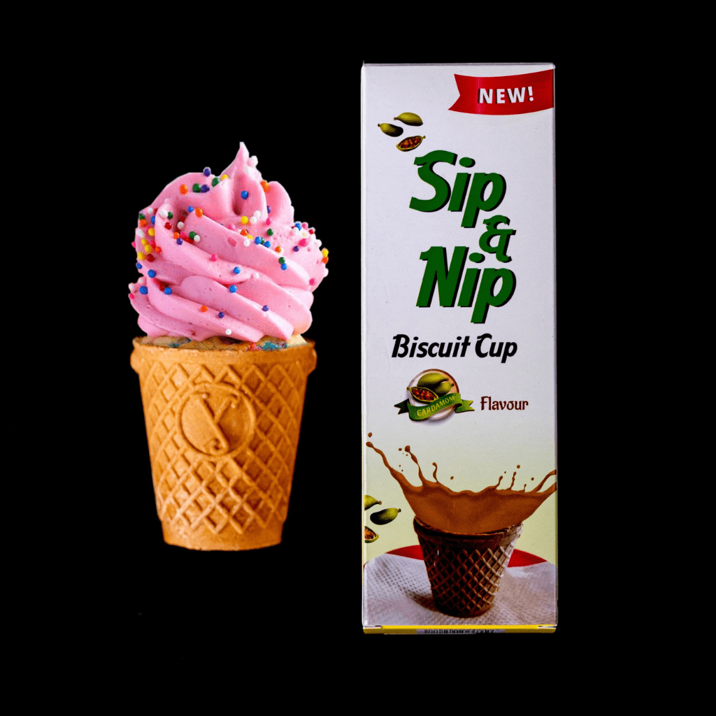 Sip & Nip Biscuit Cup - Cardamom Flavour