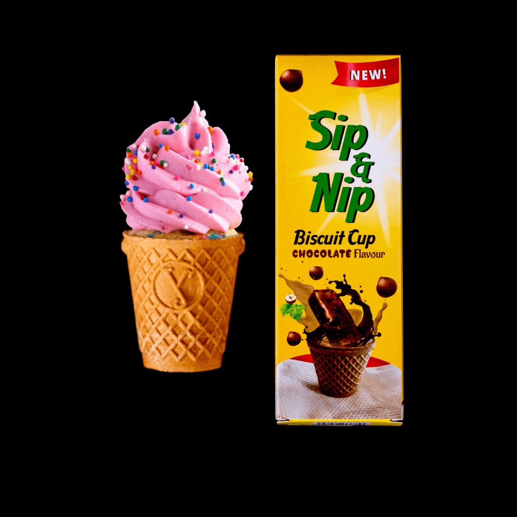 Sip & Nip Biscuit Cup - Chocolate Flavour